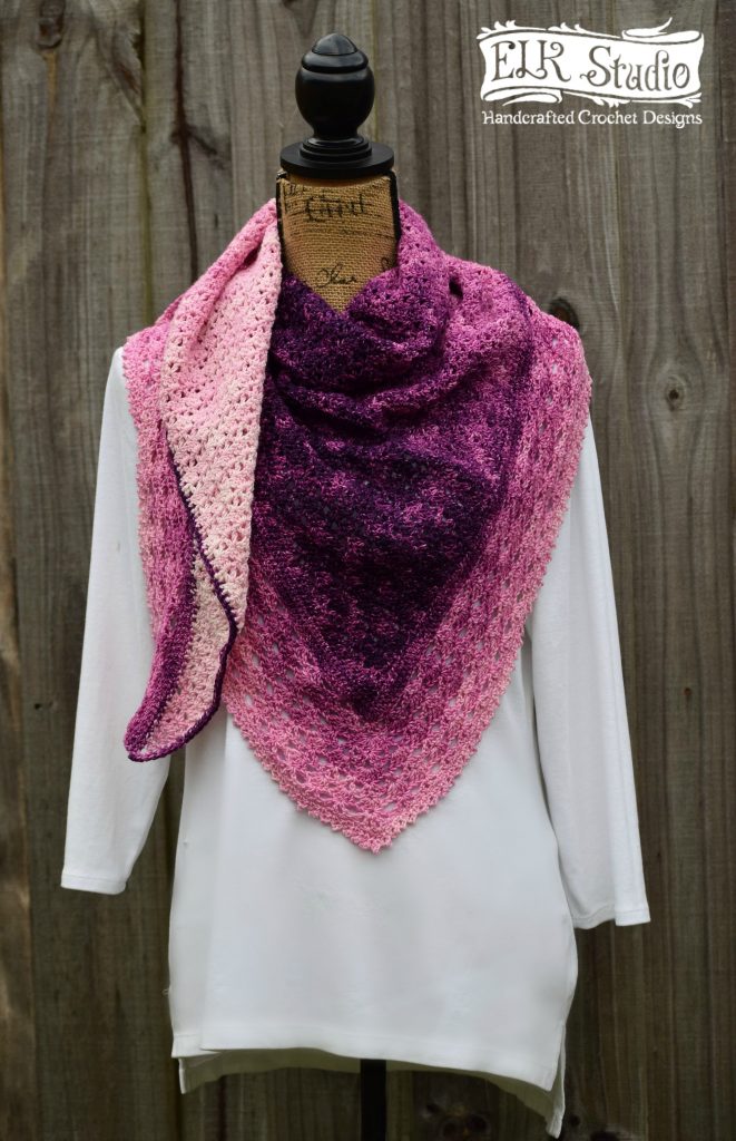 The Southern Diamonds Asymmetrical Shawl Debut - ELK Studio ...